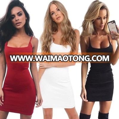 Vestido 3 colors summer AliExpress hot sale lady sexy dress backless tight-fitting women dresses sexy bodycon party wear dresses